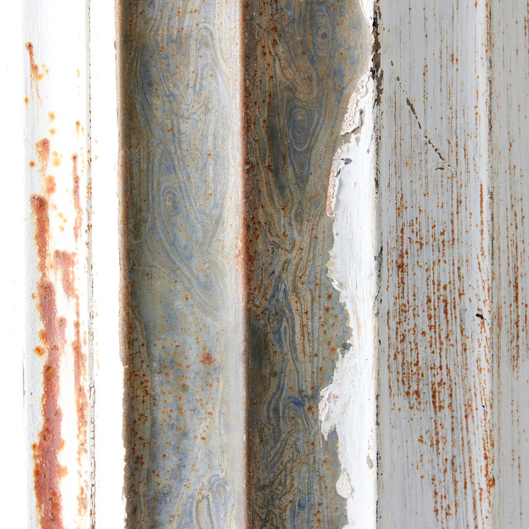 Pair of Late 19th Century Zinc Fluted Columns