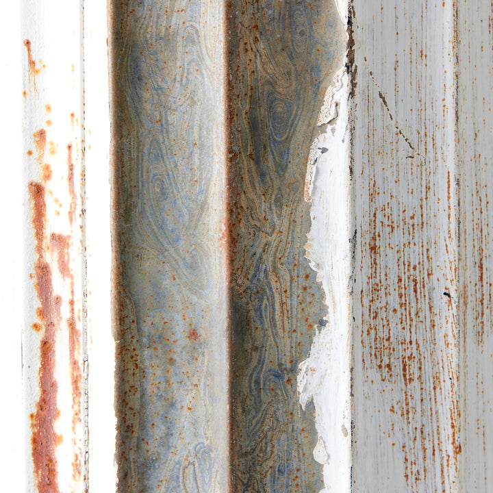 Pair of Late 19th Century Zinc Fluted Columns