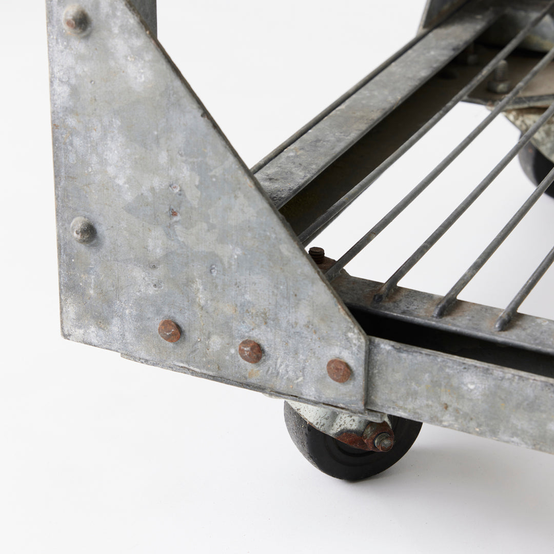 Vintage Industrial Steel Shelving Unit