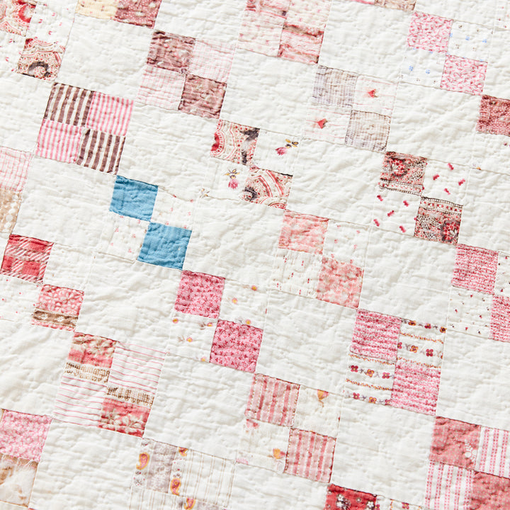 Postage Stamp Quilt, c. 1920