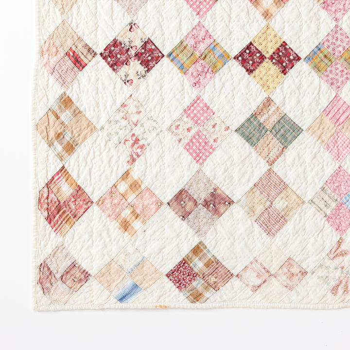 Postage Stamp Quilt, c. 1920