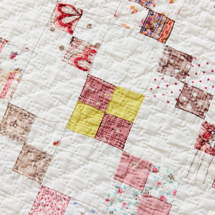 Postage Stamp Quilt, c. 1920