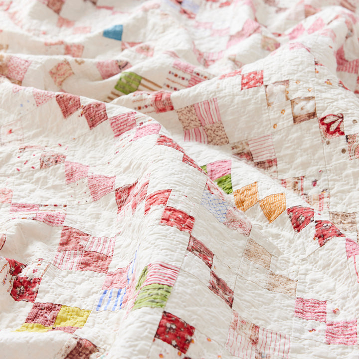 Postage Stamp Quilt, c. 1920
