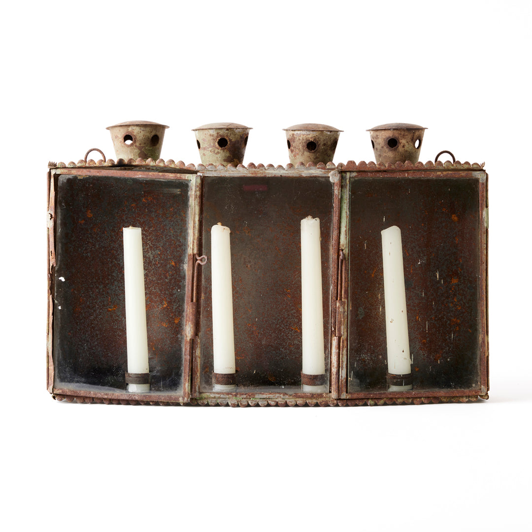 Late 19th Century American Painted Tole Lantern