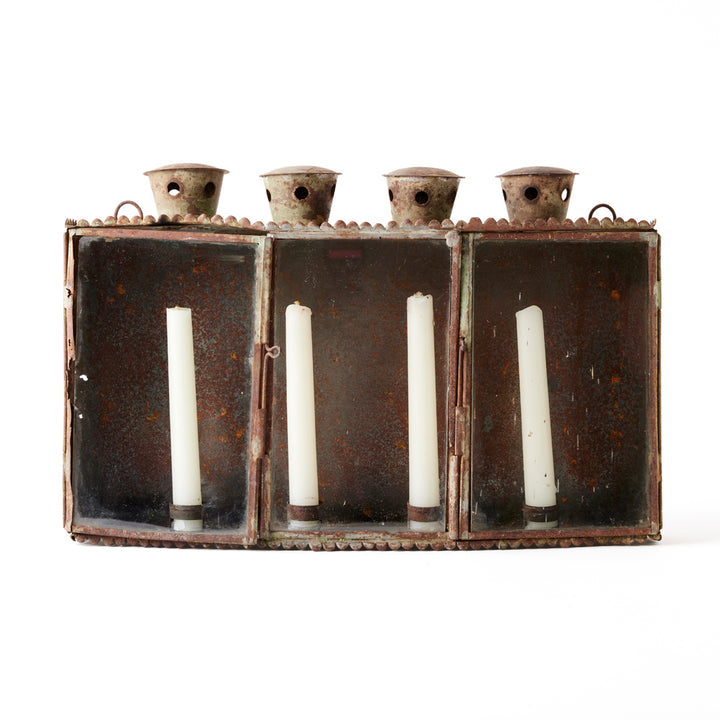 Late 19th Century American Painted Tole Lantern