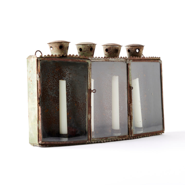 Late 19th Century American Painted Tole Lantern