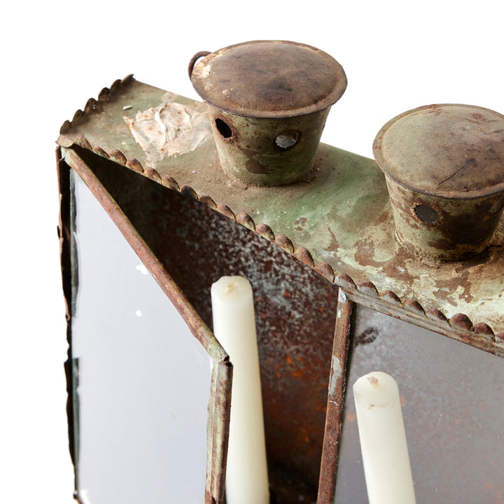 Late 19th Century American Painted Tole Lantern