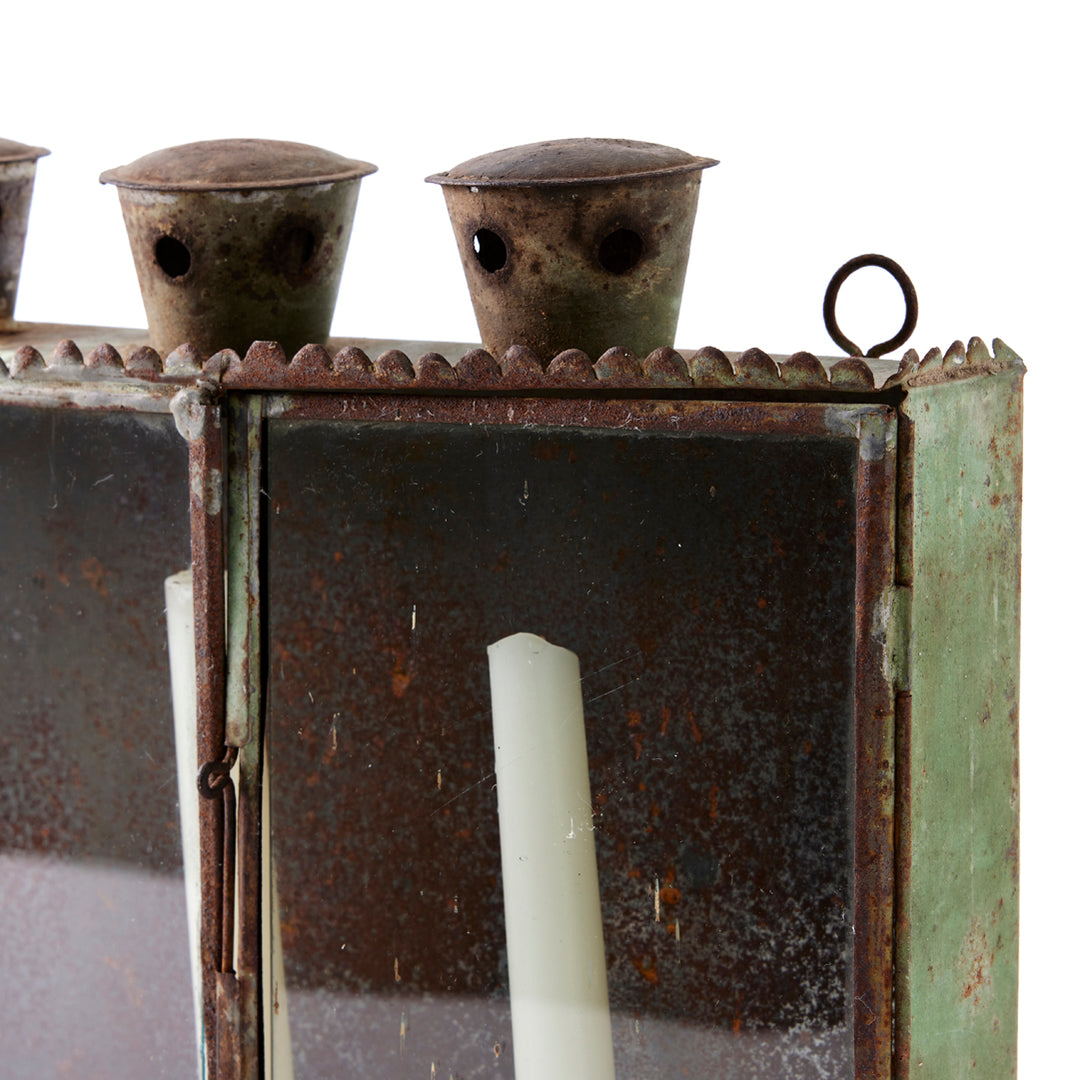 Late 19th Century American Painted Tole Lantern