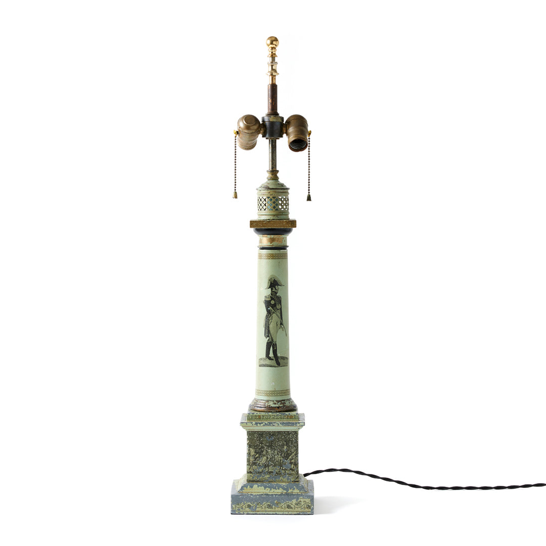 Vintage Empire Style Tole Lamp