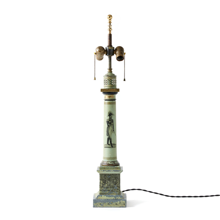 Vintage Empire Style Tole Lamp