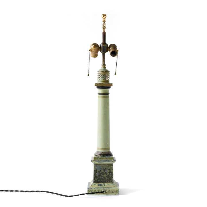 Vintage Empire Style Tole Lamp