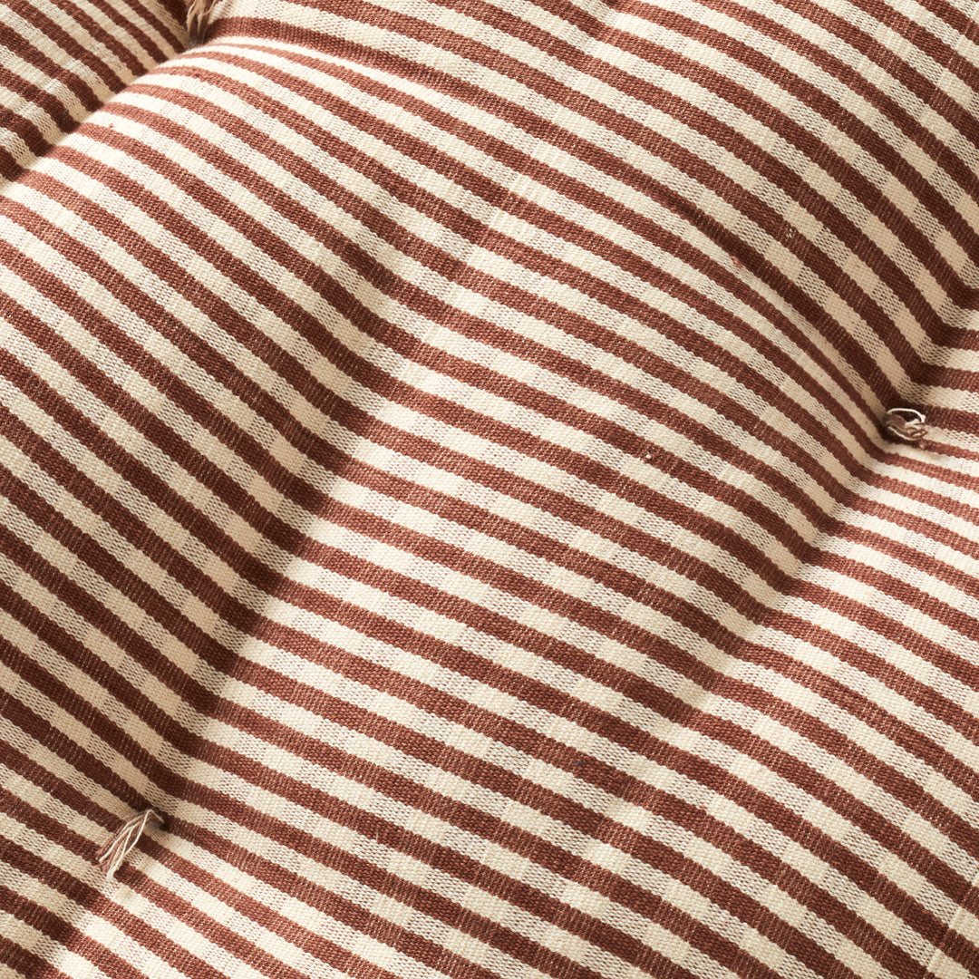 Dog Bed in Brown and White Gingham