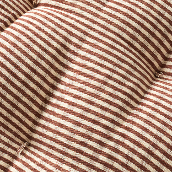 Dog Bed in Brown and White Gingham