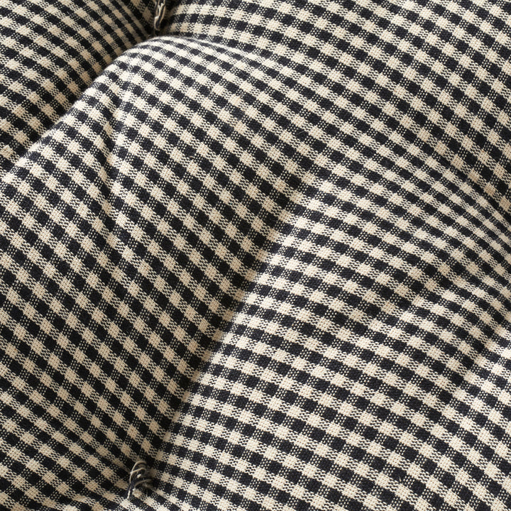 Dog Bed in Black and White Gingham