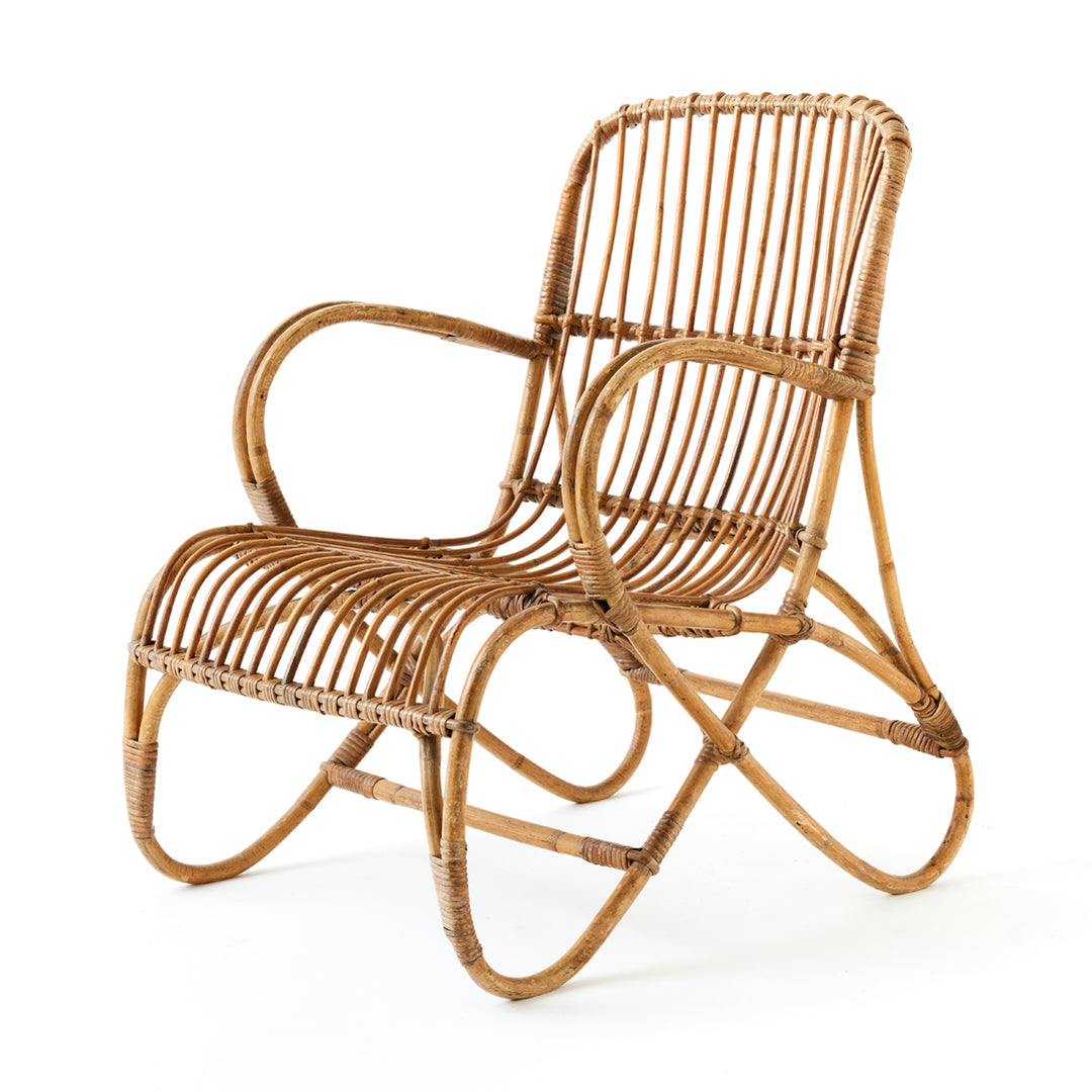 Vintage Rattan Armchair