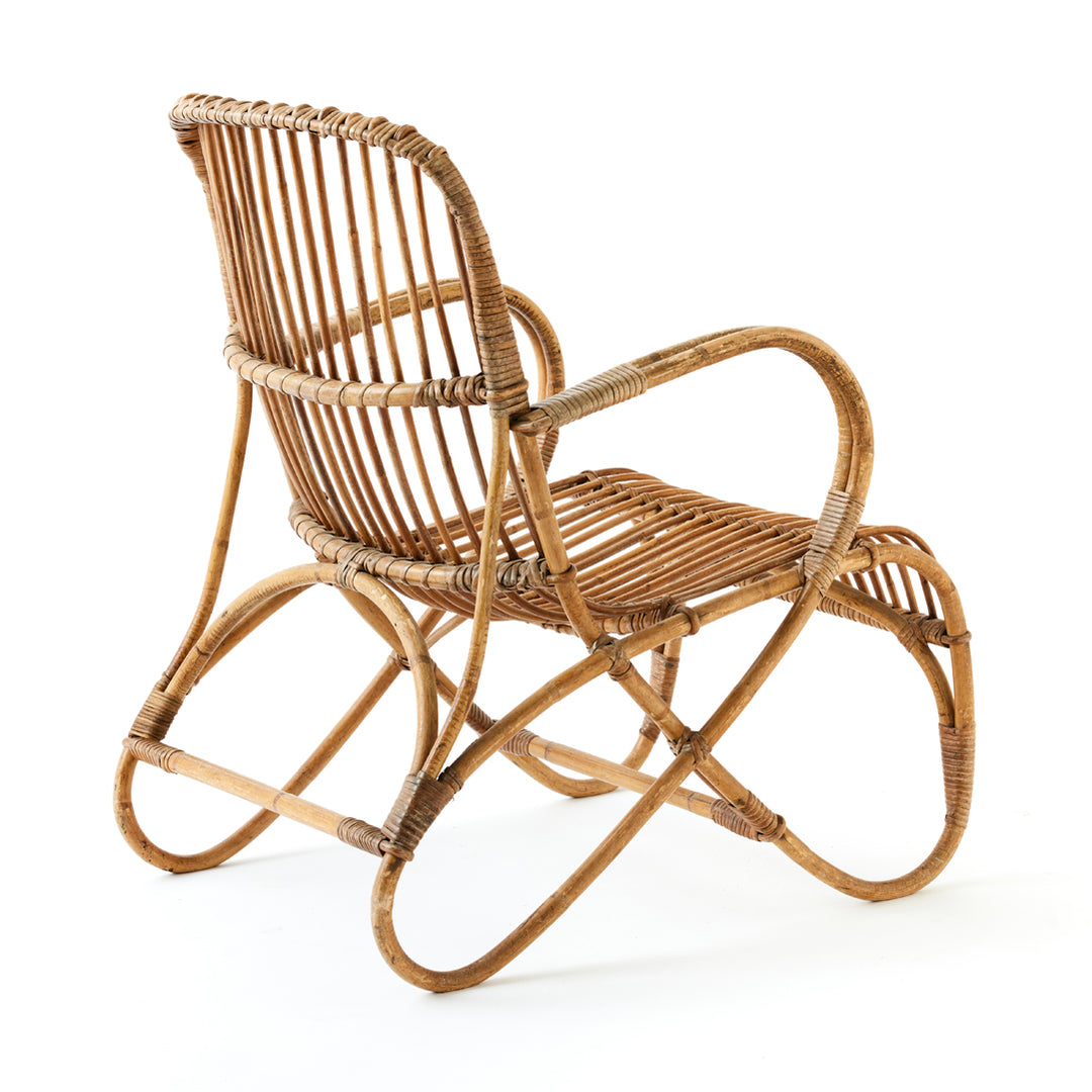 Vintage Rattan Armchair