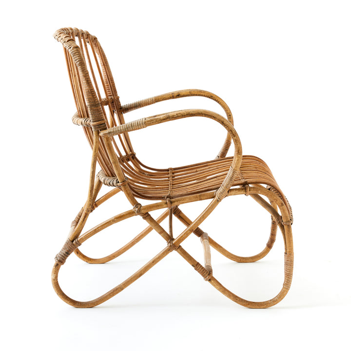 Vintage Rattan Armchair