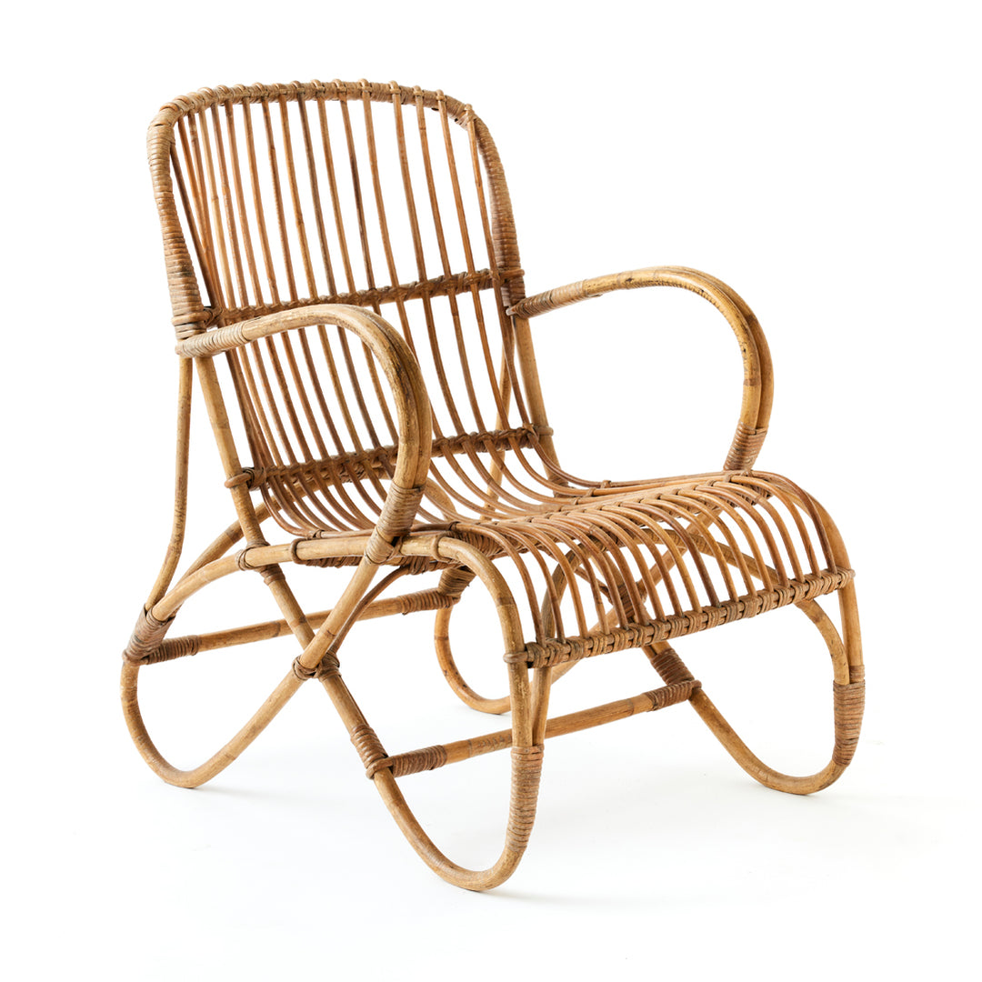 Vintage Rattan Armchair