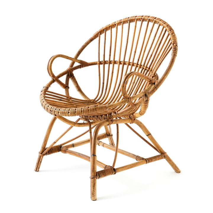 Pair of Vintage Rattan Chairs