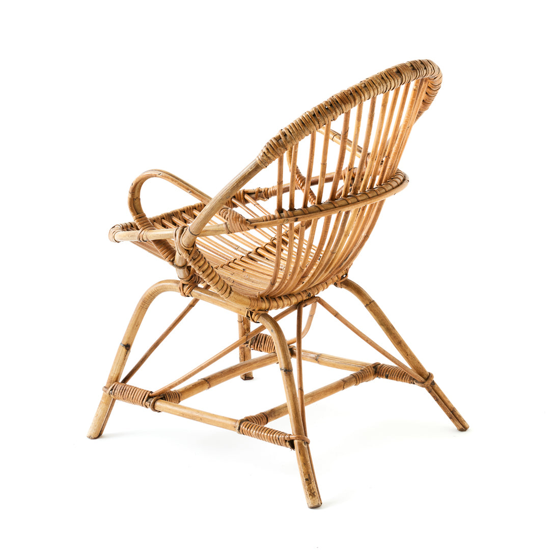 Pair of Vintage Rattan Chairs