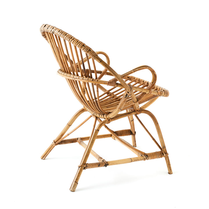 Pair of Vintage Rattan Chairs