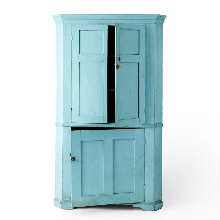 Antique American Corner Cabinet, 19th Century