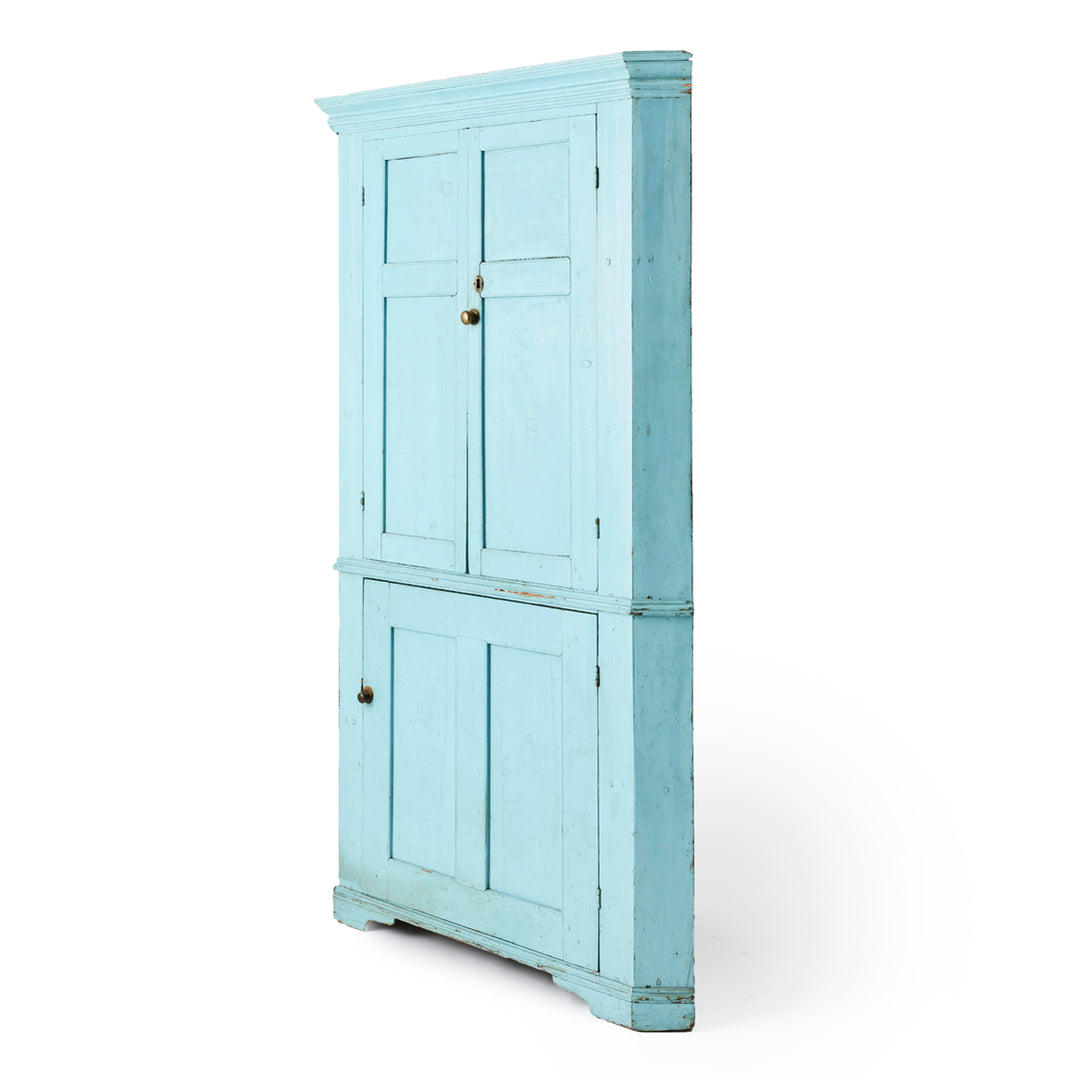 Antique American Corner Cabinet, 19th Century
