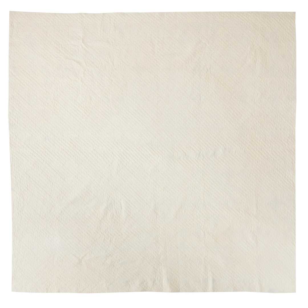 One Patch Shirting Fabric Quilt, c. 1920