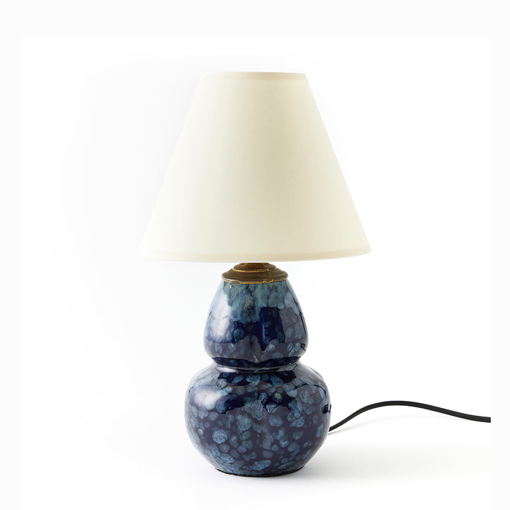 Vintage Cobalt Ceramic Lamp