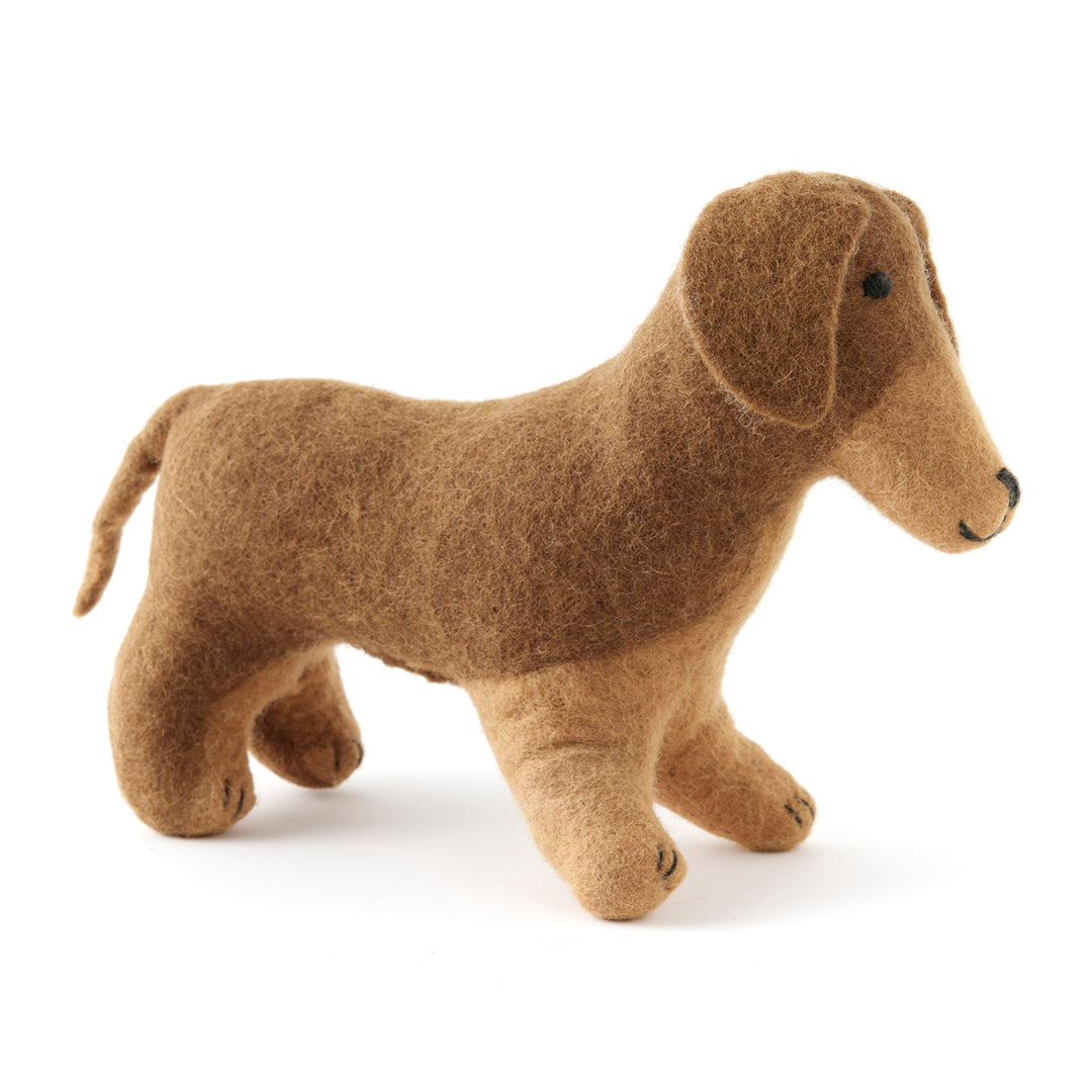 Hand Felted Dachshund
