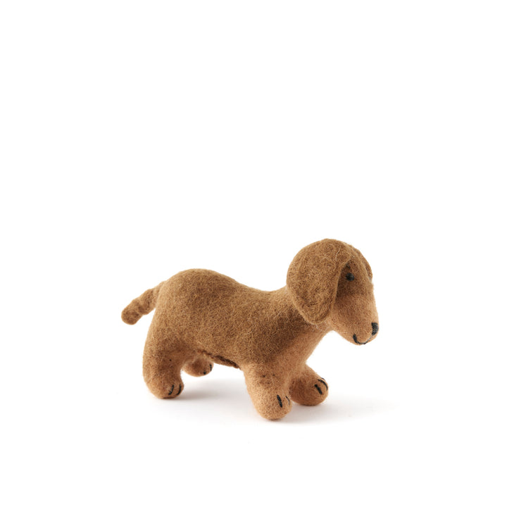 Hand Felted Dachshund