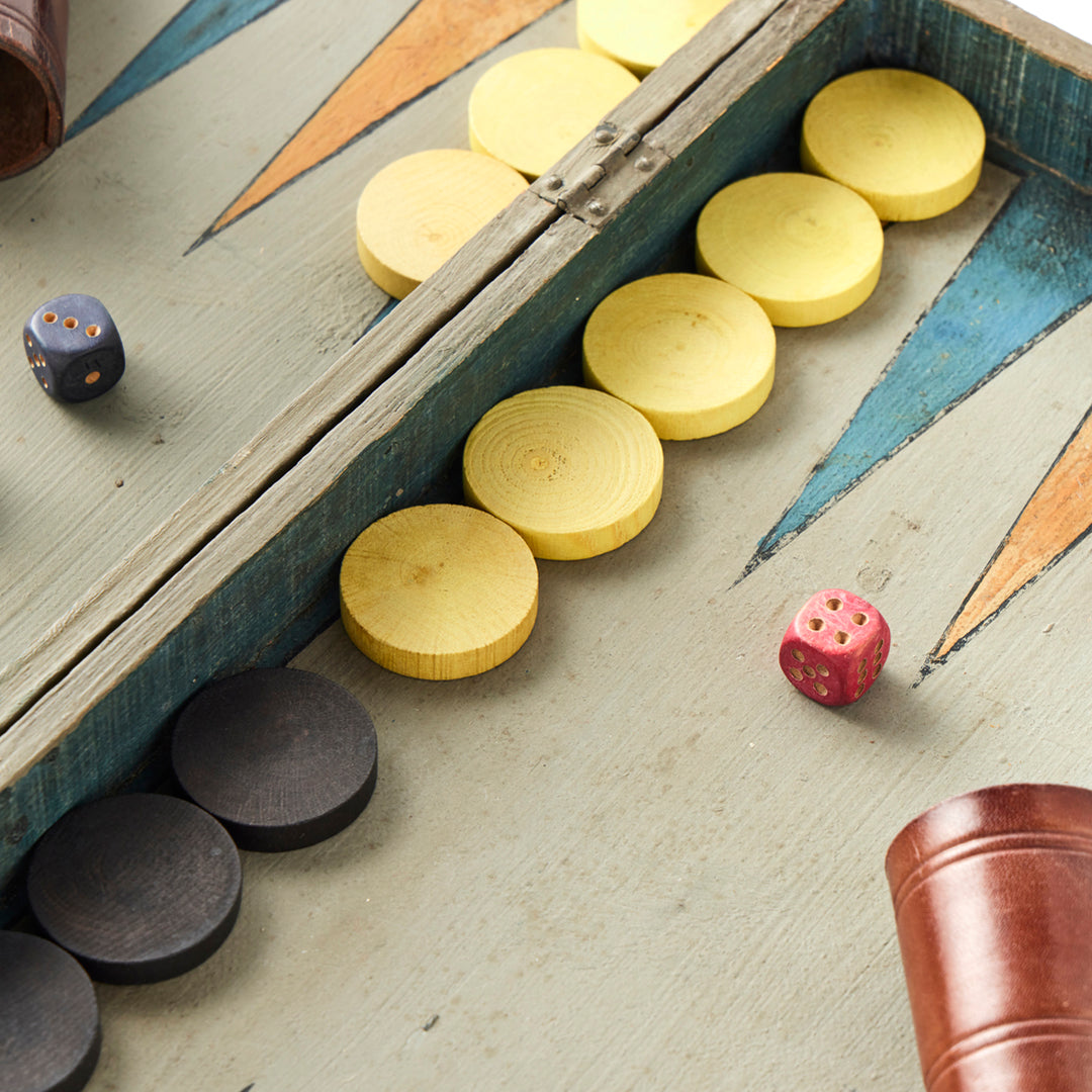 Vintage French Backgammon Board