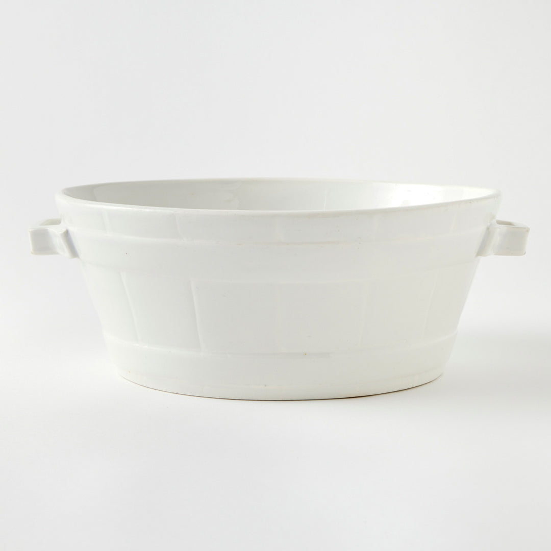 Antique Ironstone Handled Bowl
