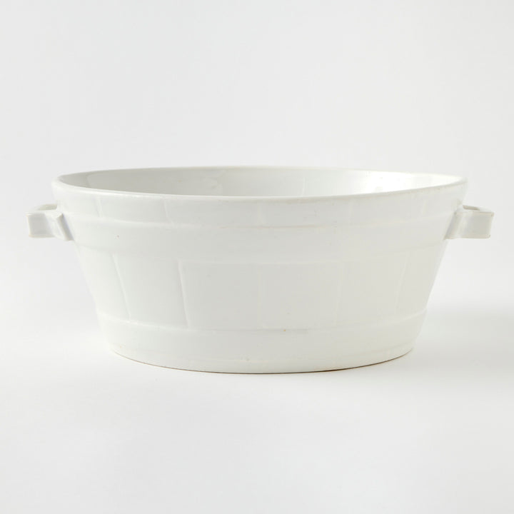 Antique Ironstone Handled Bowl