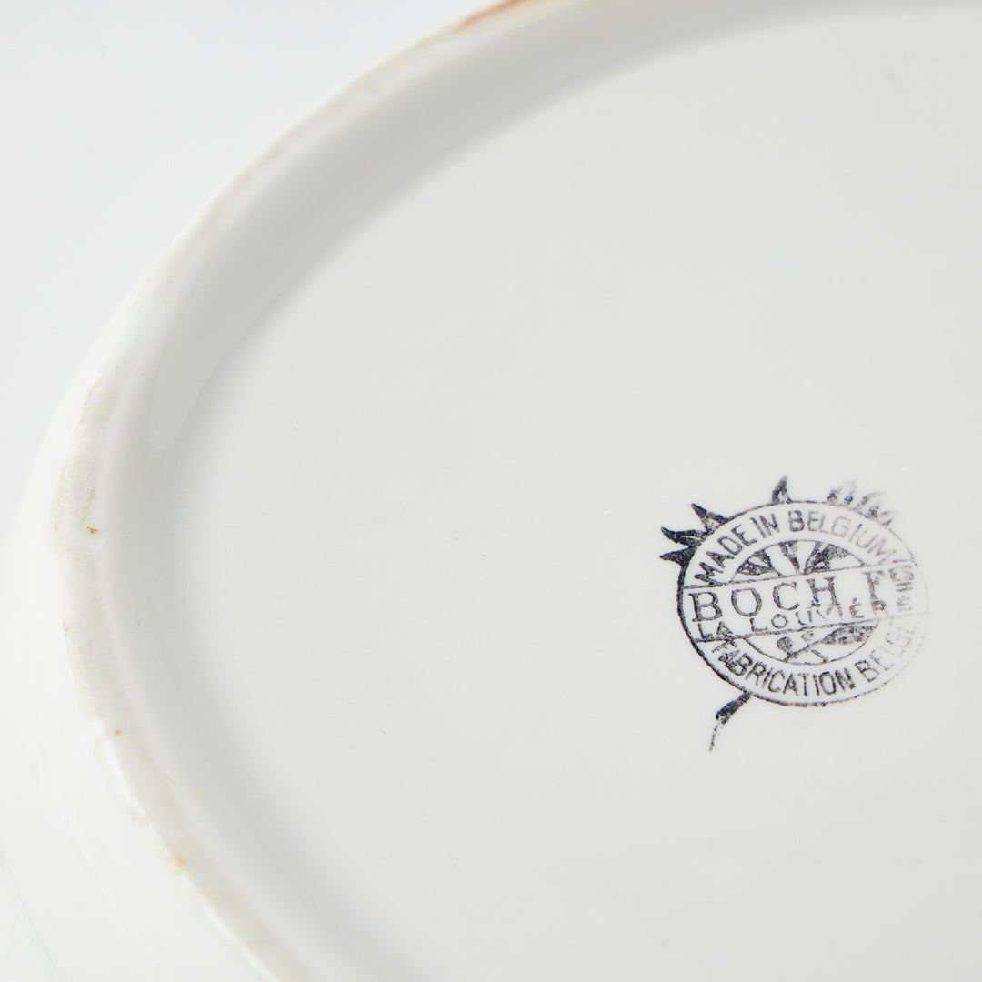 Antique Ironstone Handled Bowl