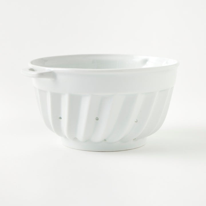 Antique Ironstone Strainer, c. 1900