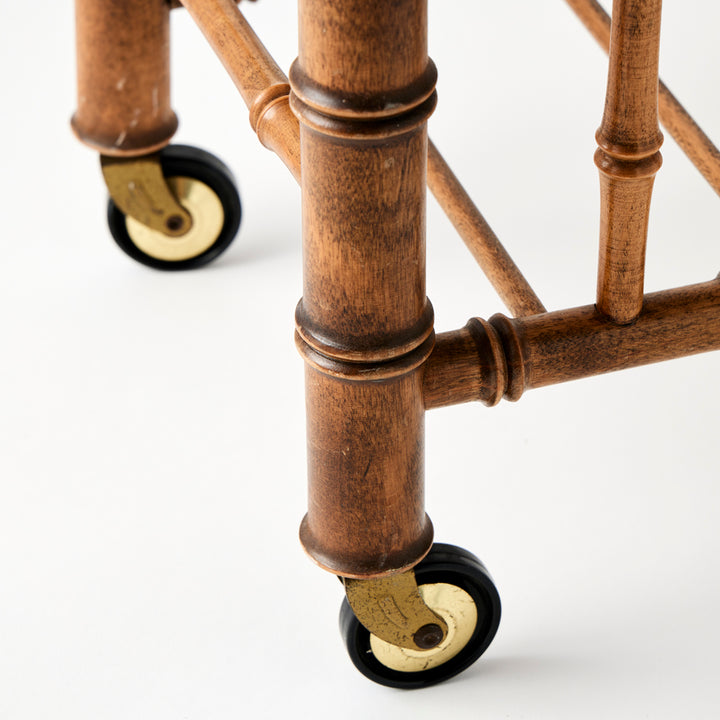 Vintage Bamboo Magazine Rack