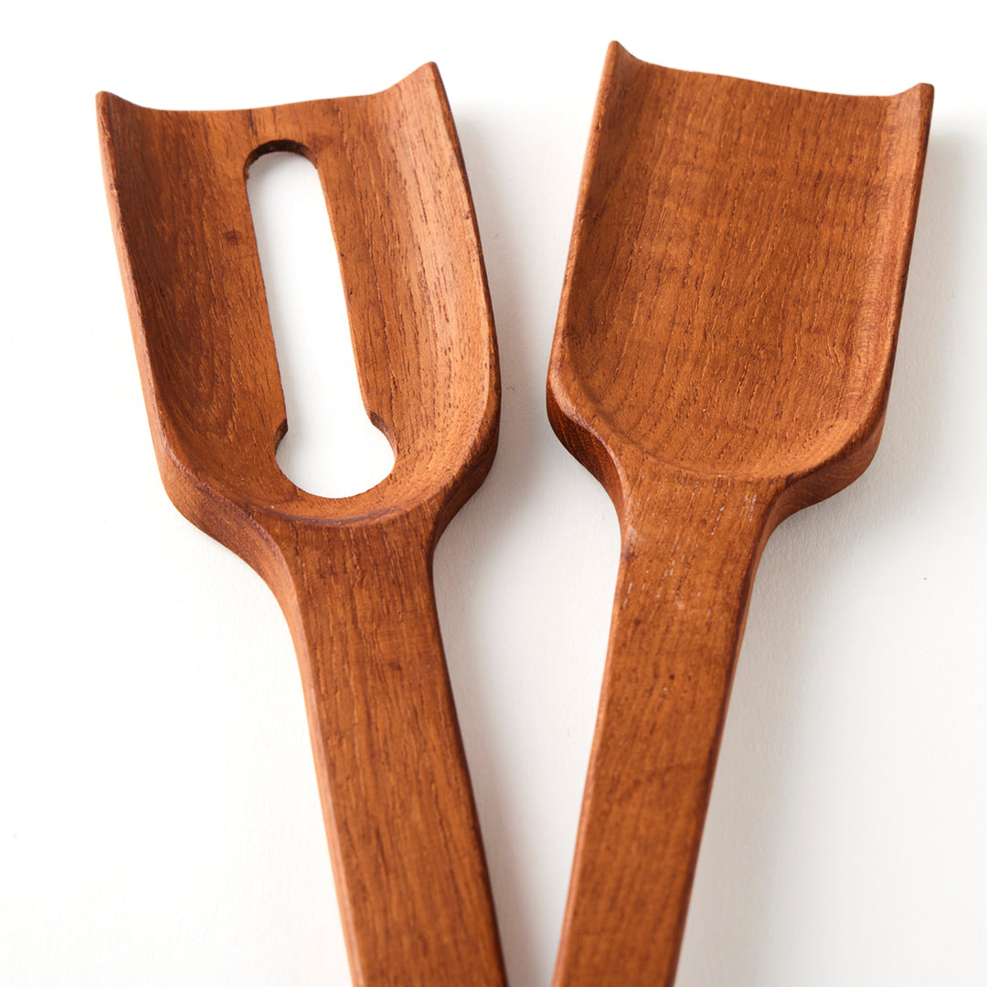 Mid Century Teak Serving Set