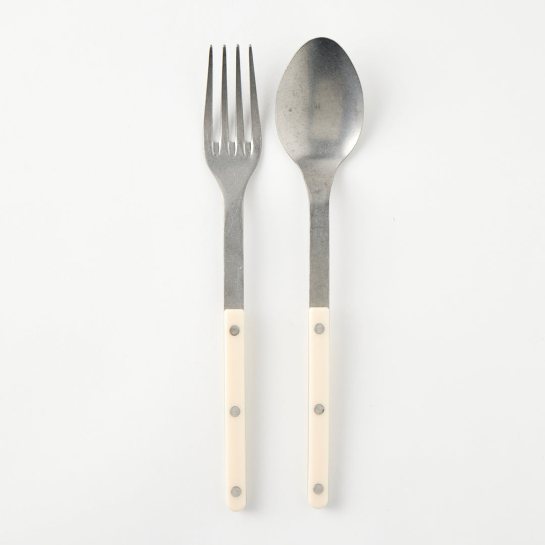 2 Piece Ivory Serving Set by Sabre
