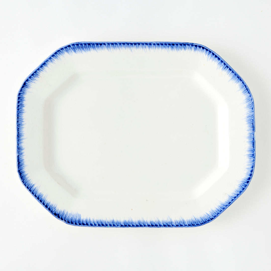 Antique Feather Edge Platter