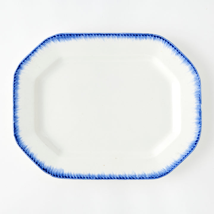 Antique Feather Edge Platter