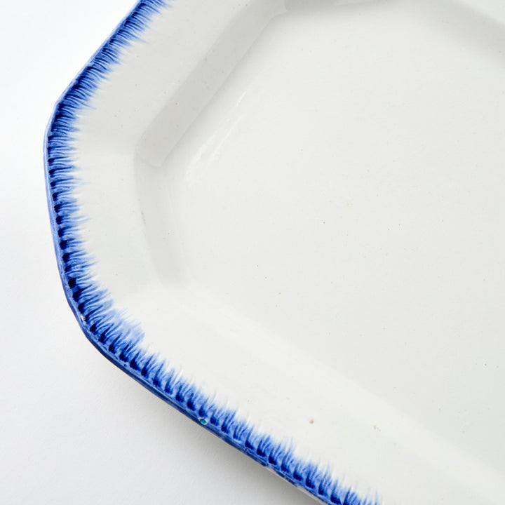 Antique Feather Edge Platter