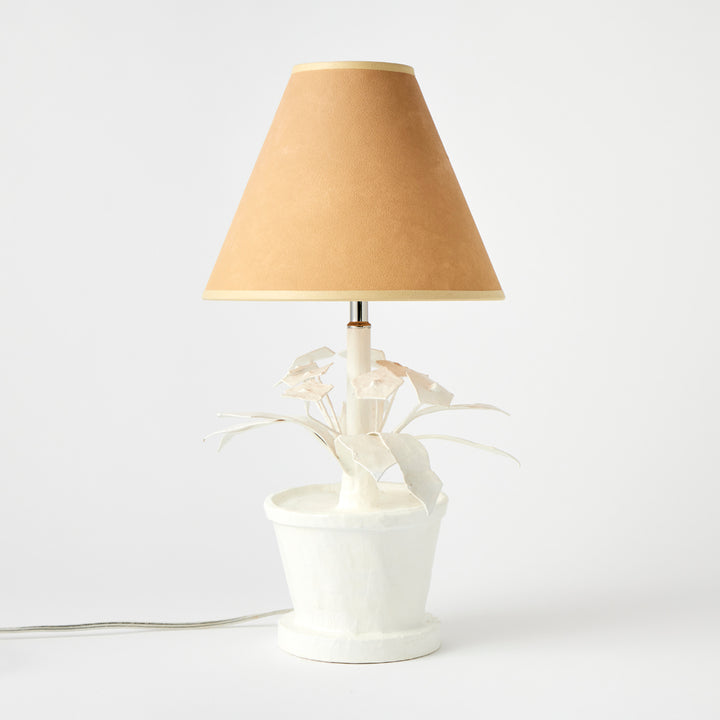 Vintage Papier-Mâché Lamp