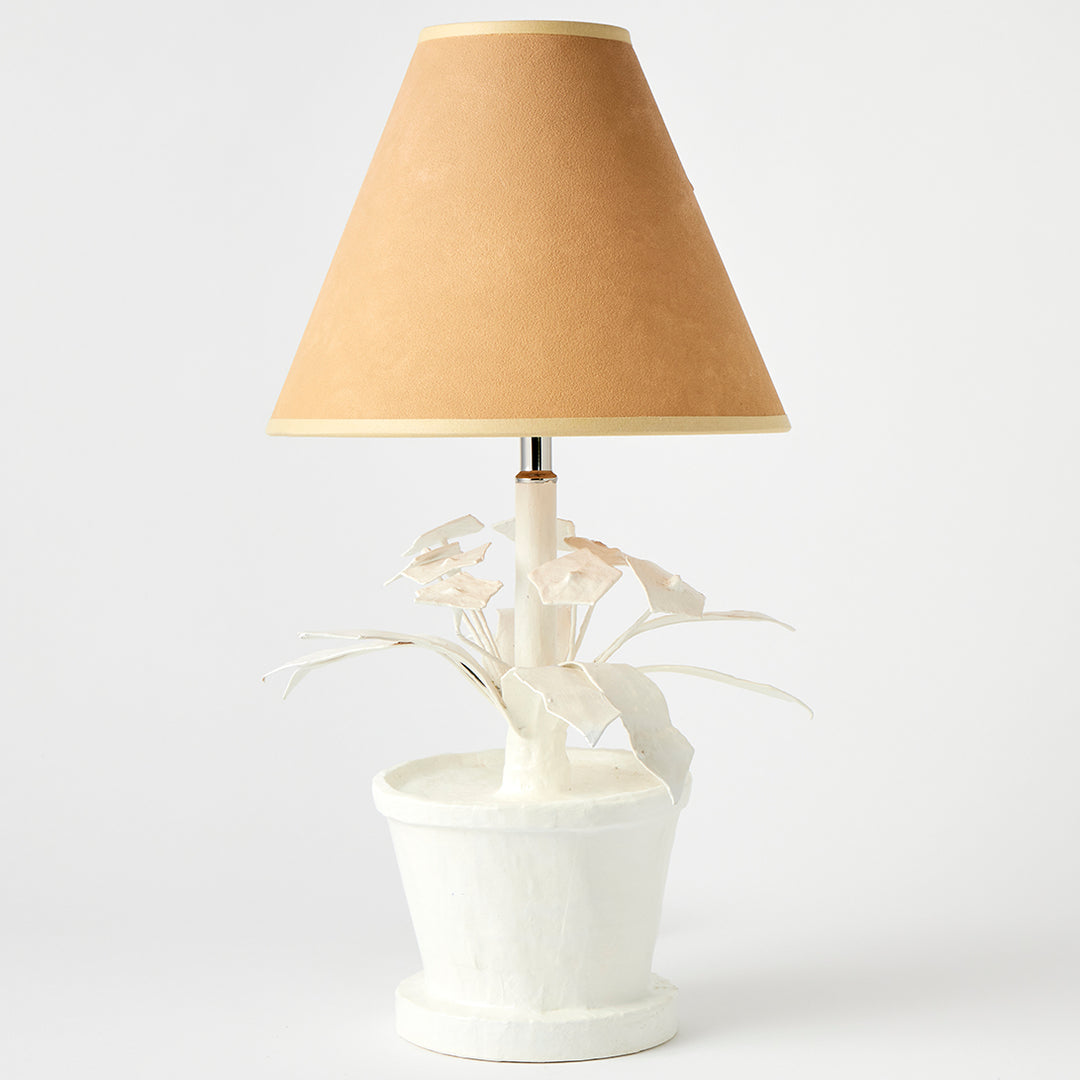 Vintage Papier-Mâché Lamp