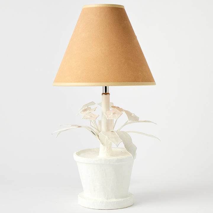 Vintage Papier-Mâché Lamp