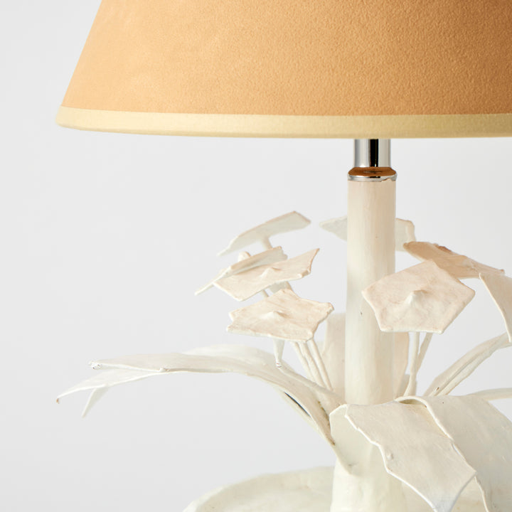Vintage Papier-Mâché Lamp