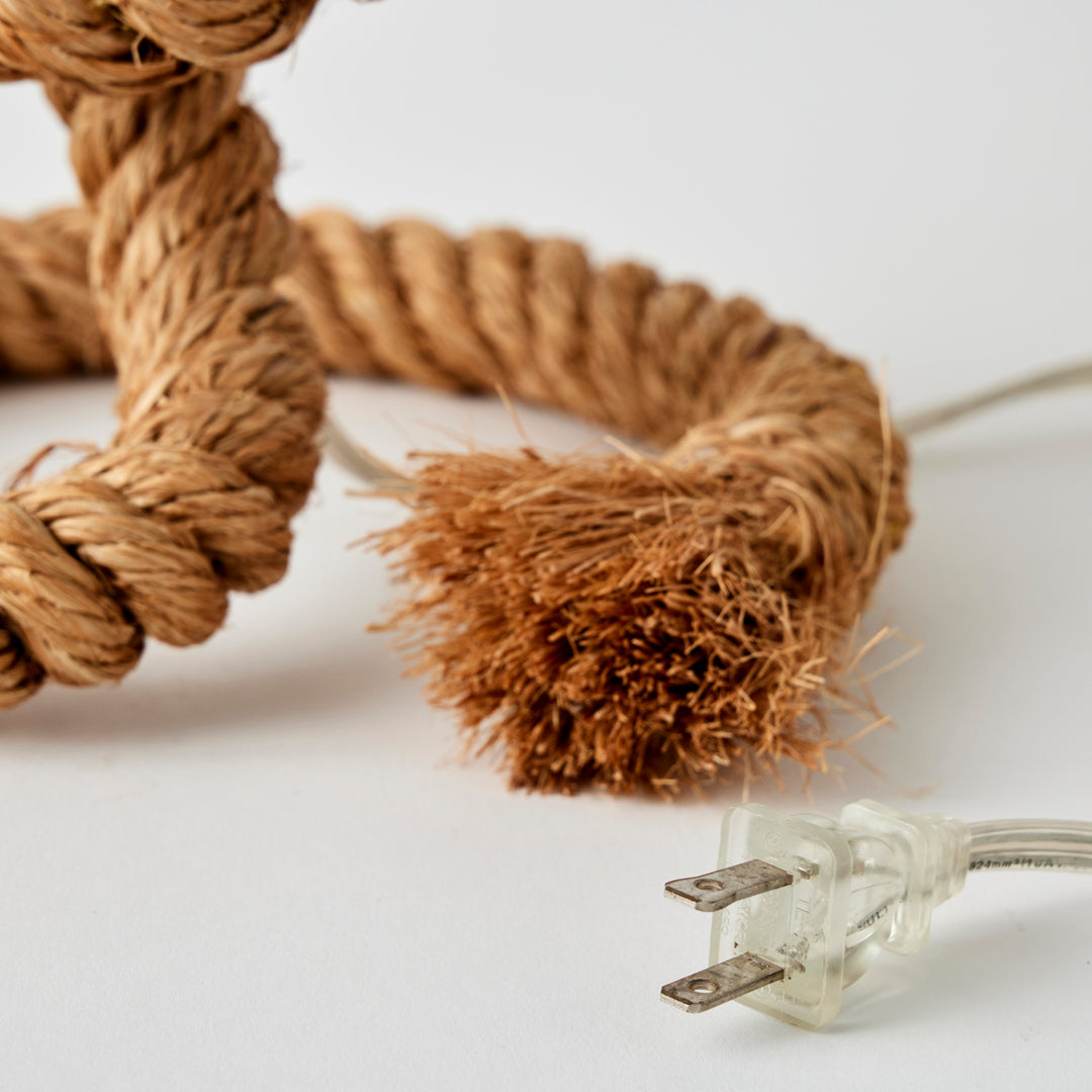 Vintage Rope Table Lamp