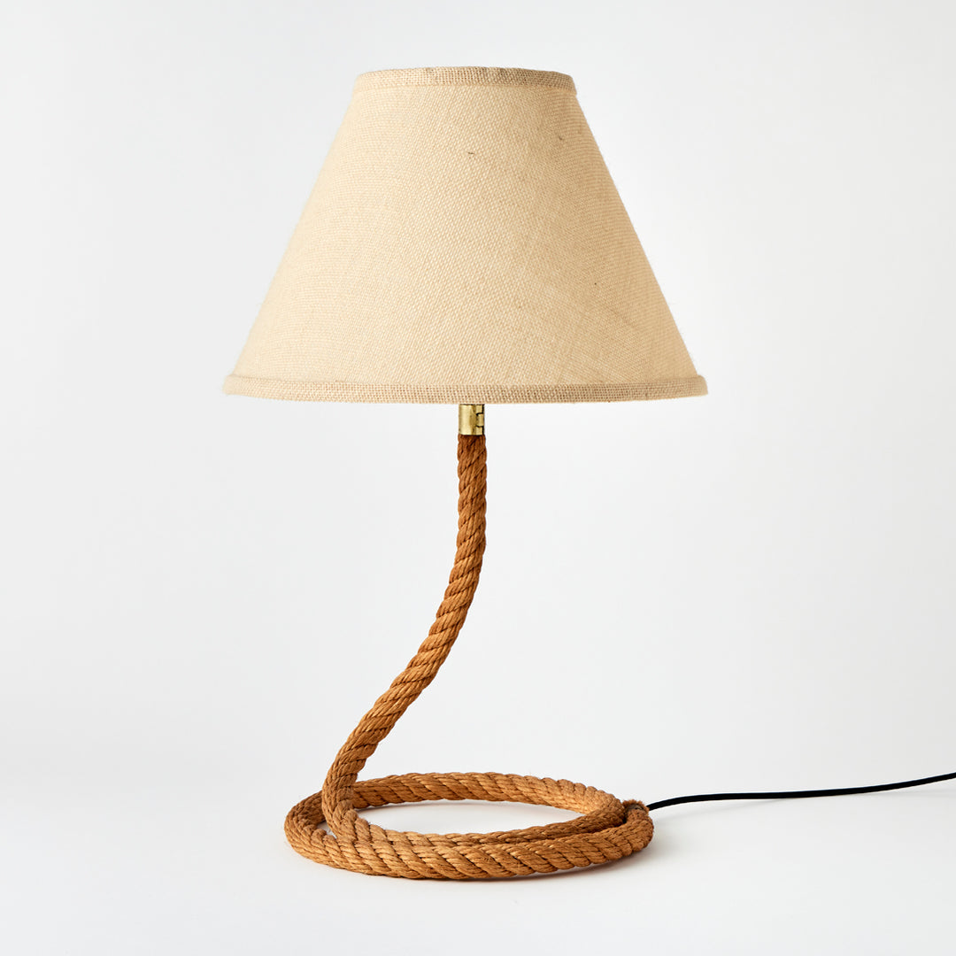 Mid Century Rope Table Lamp