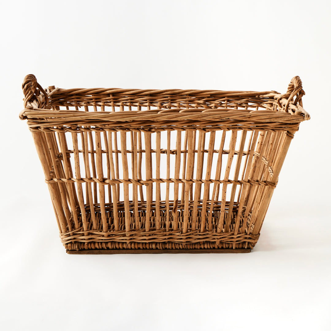 Antique French Laundry Basket – Tori Jones Studio