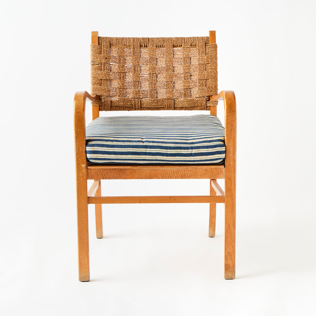 Mid-Century Rope Back Chair